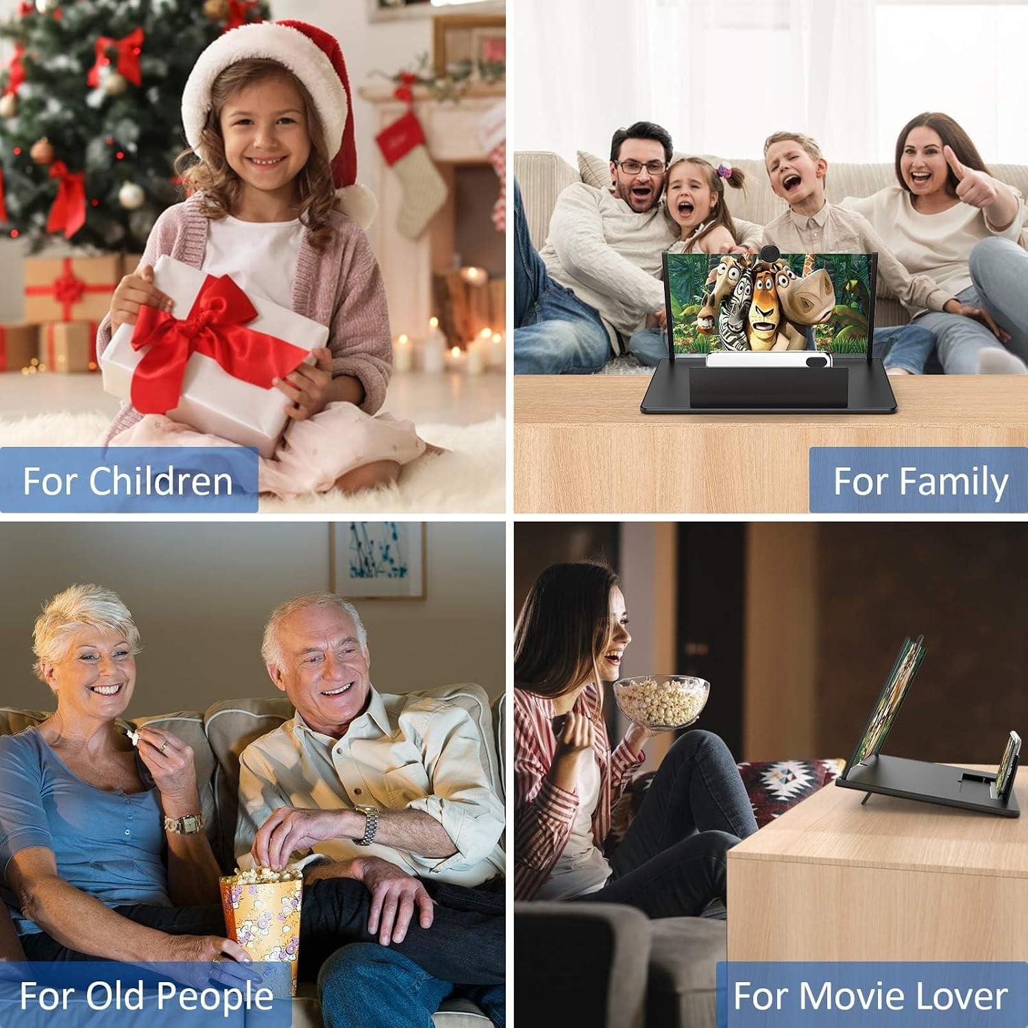 HD Foldable Mobile Screen Magnifier for Movies