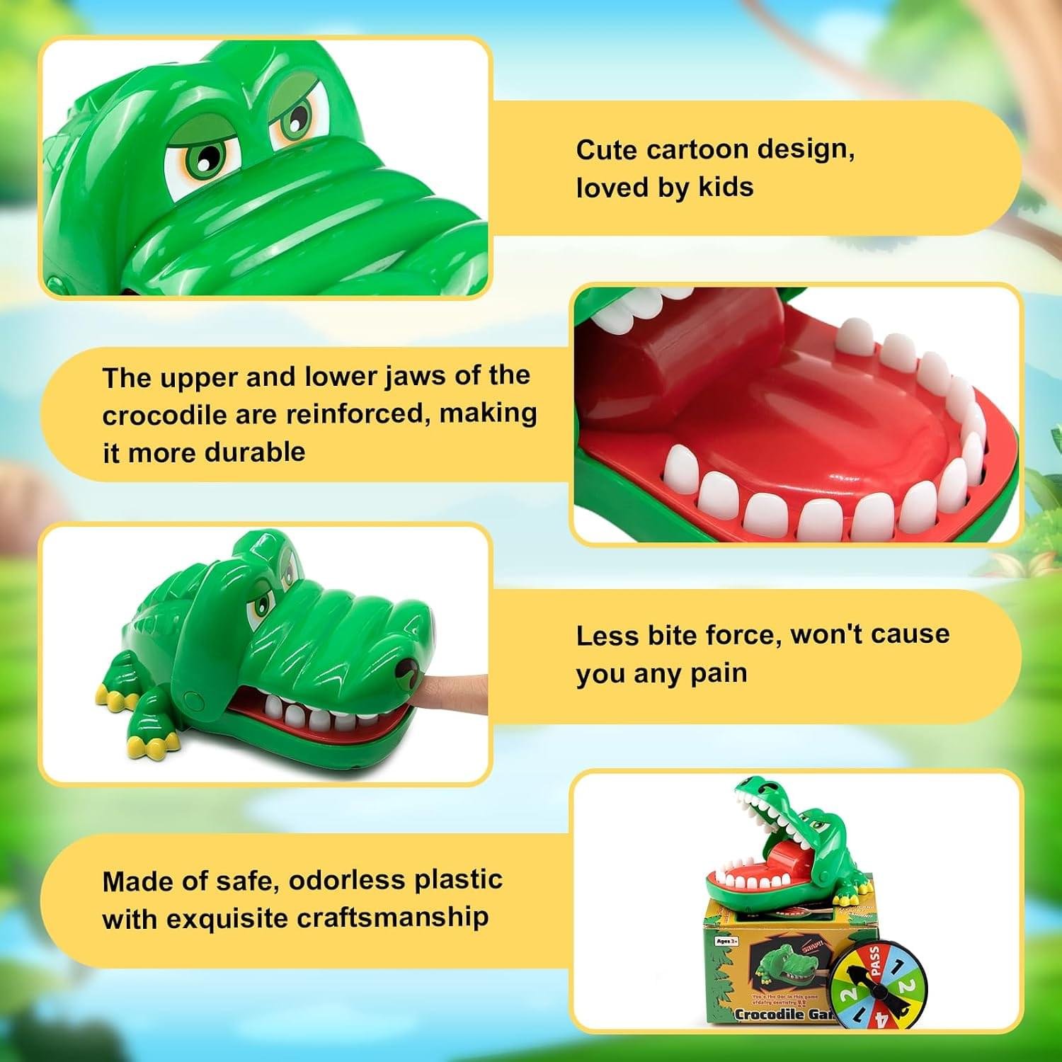 Funny Crocodile Bite Game Toy for Kids