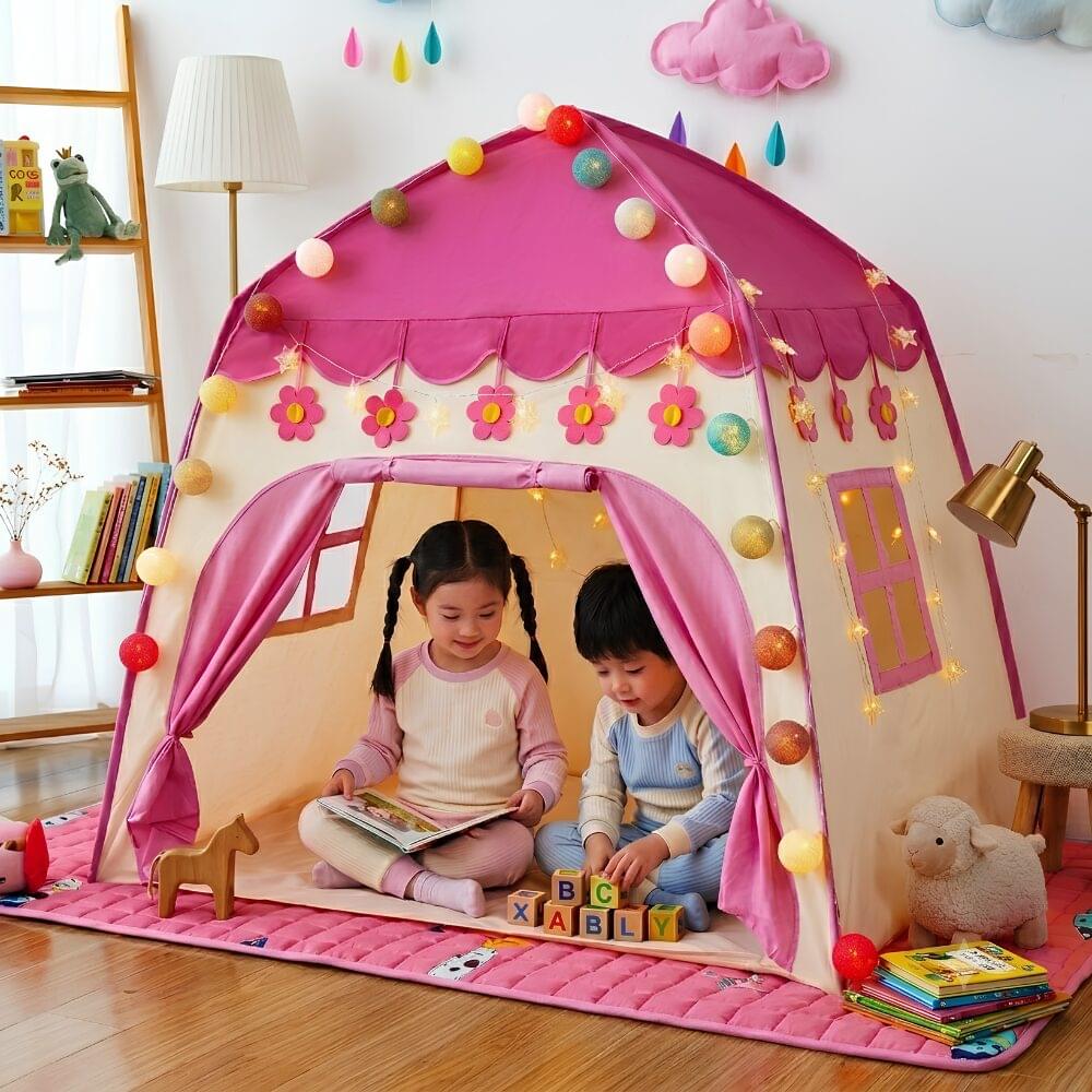 Fun & Play Princess Tent House for Girls (Upto 8 Years)