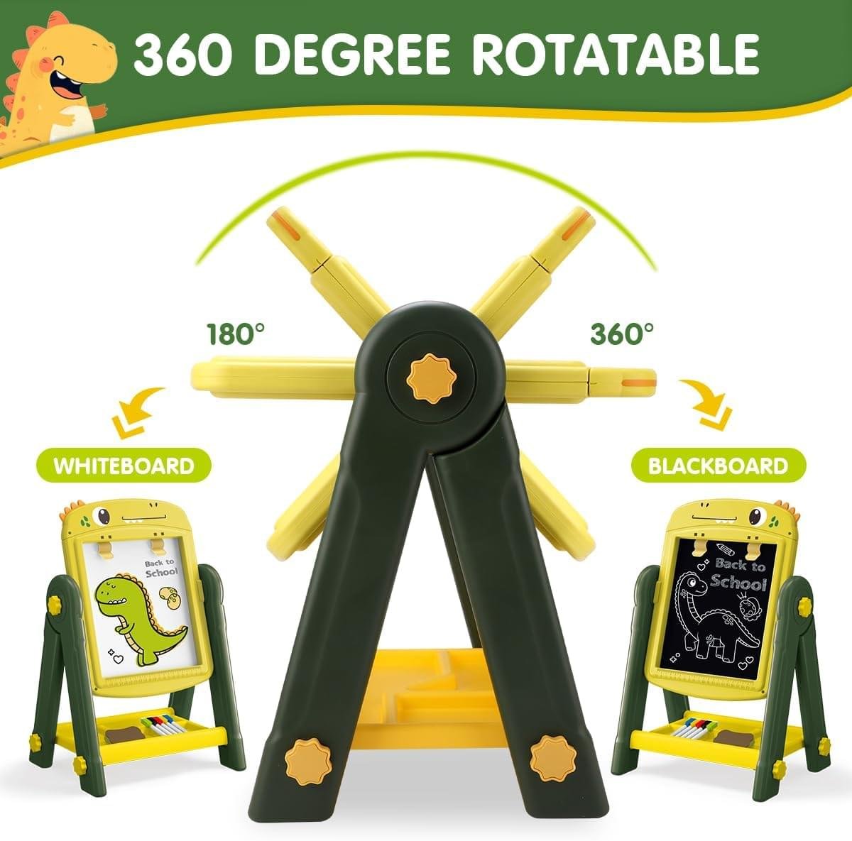 Double Sided Magnetic Drawing Board for Kids