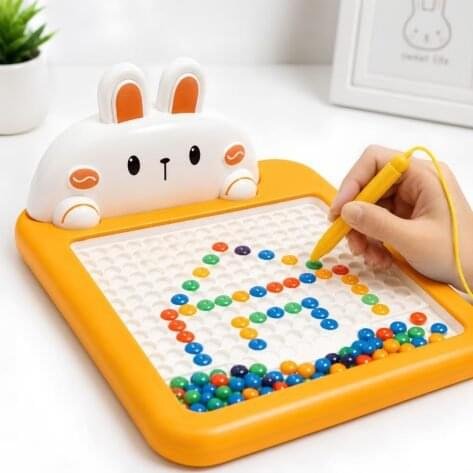 Kids Magnetic Drawing Board with Beads