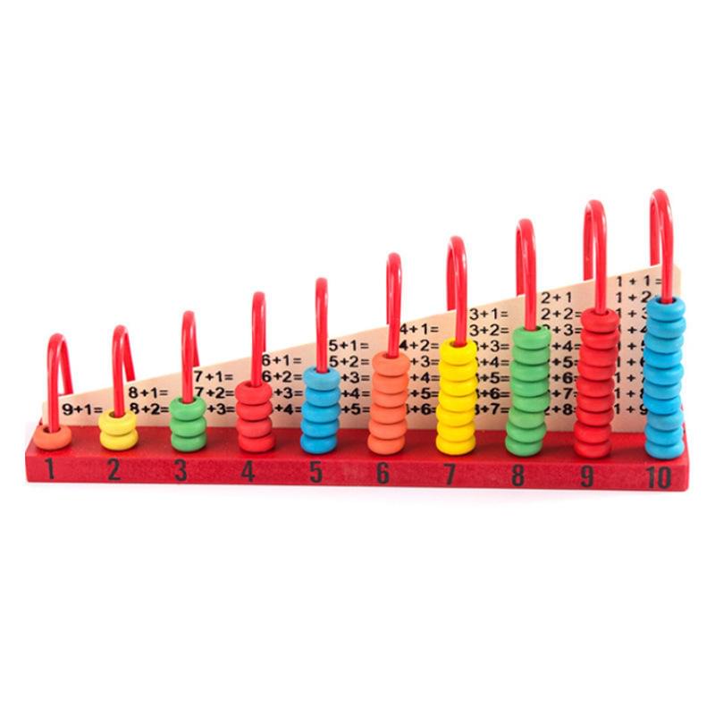 Math Counting Wooden Abacus Learning Board