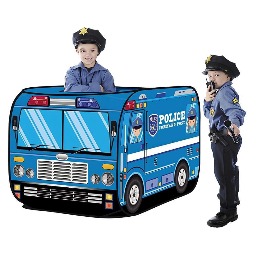 Kids Police Car Tent House for Boys & Girls