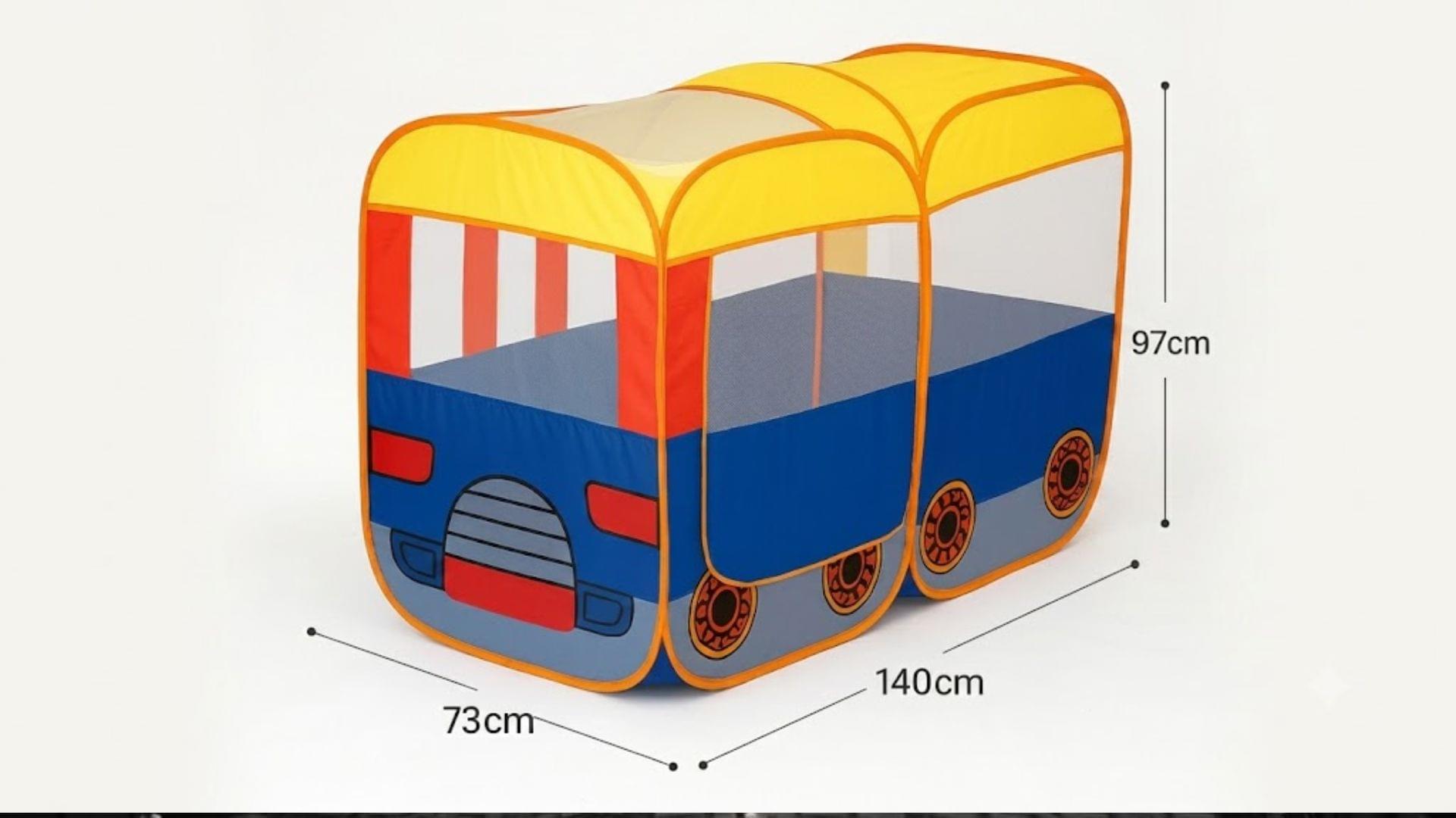 Best Kids Tent House in Bus Shape for Boys and Girls