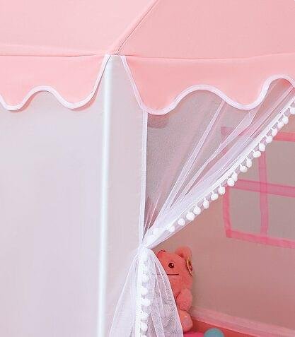 Indoor Pink Play Tent House for Girls